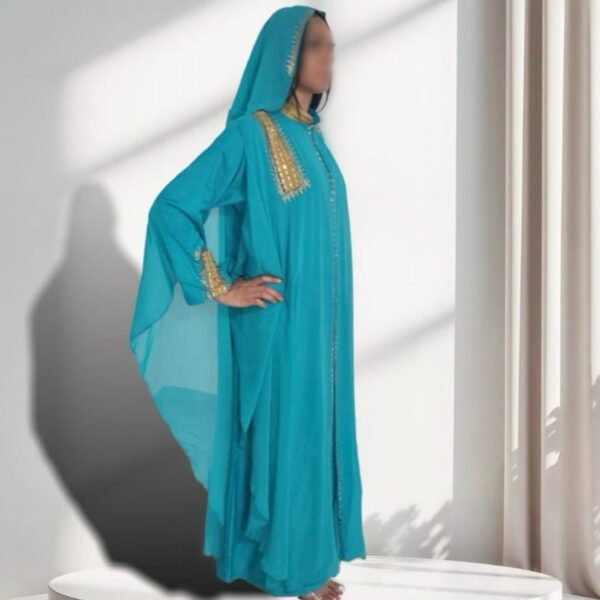 Abaya Cléopâtre papillon – Image 2