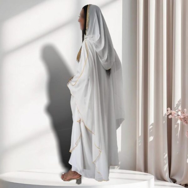 Abaya Cléopâtre papillon – Image 3